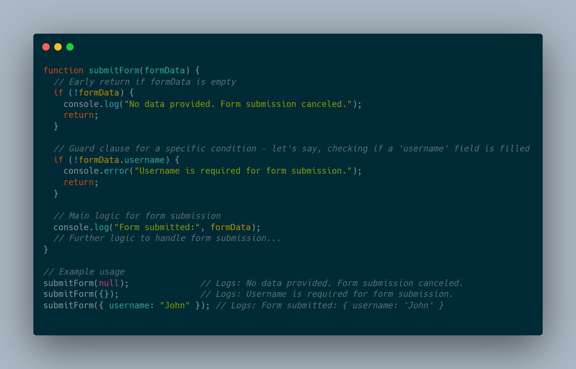 Understanding Guard Clauses in Frontend Development: Enhancing Code Readability and Efficiency